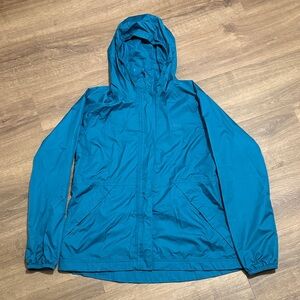 L.L. Bean Teal Rain Jacket Women’s Medium Petite